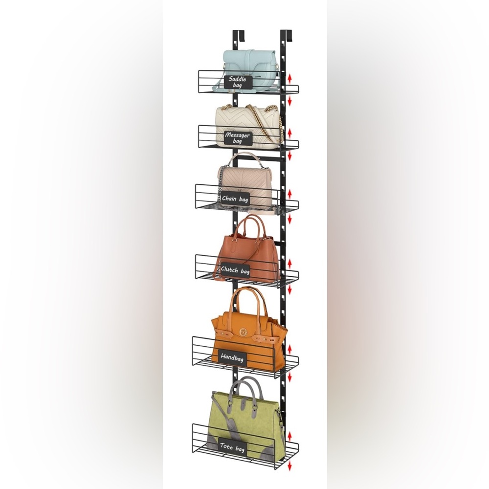 Over the Door Handbag Organizer